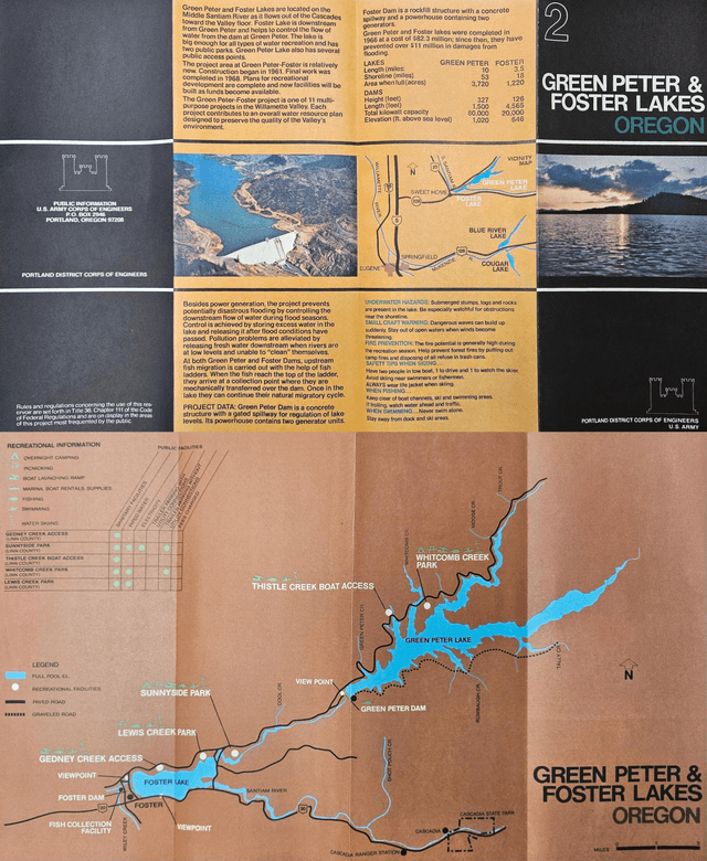 image for Green Peter and Foster Reservoir Pamphlet